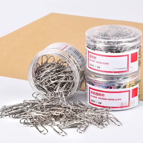 筒装金属大号曲别针文件装订针回形针